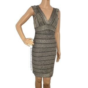 Guess Metallic bodycon dress